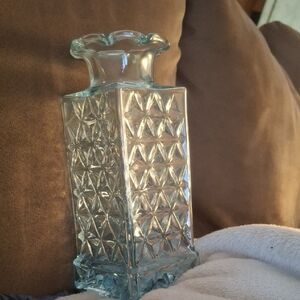 Elegant Glass Vase - Light Blue